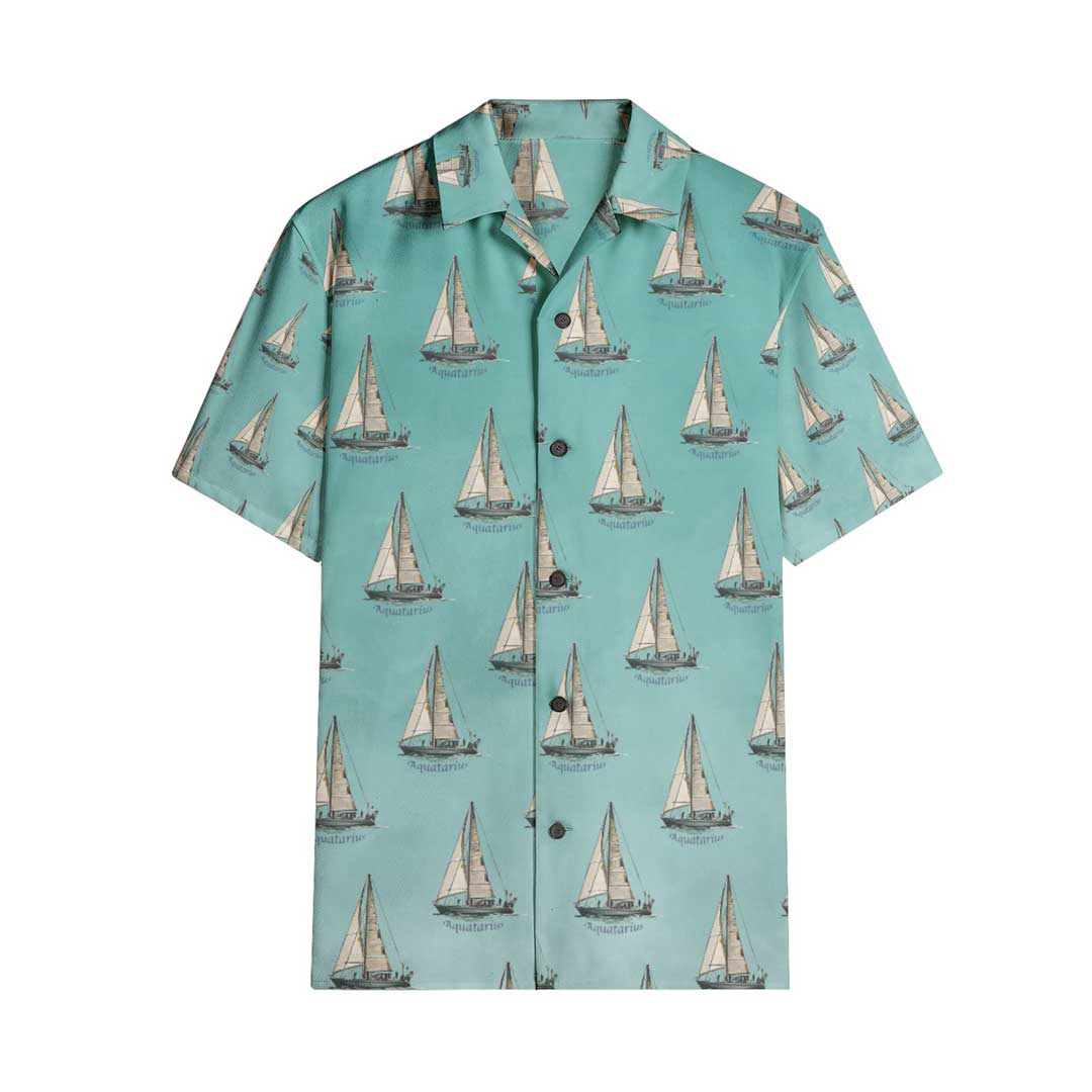 aquatarius personalised boat shirt by Captain Boatiful