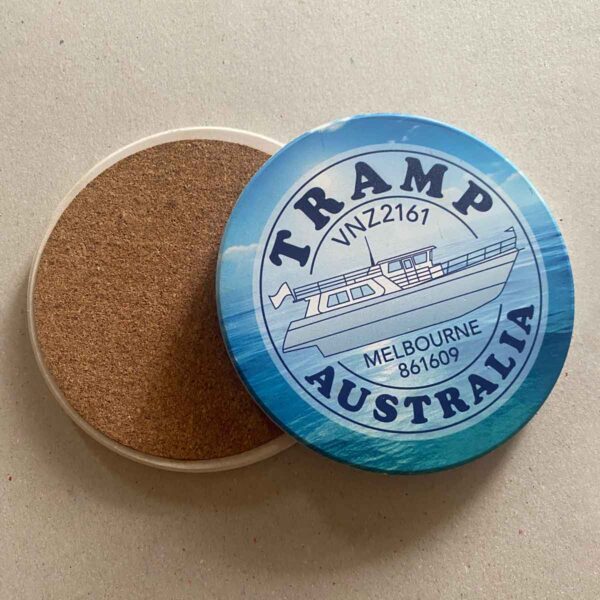 Personalized Magic Coasters for Tramp Seahorse 52 trawler