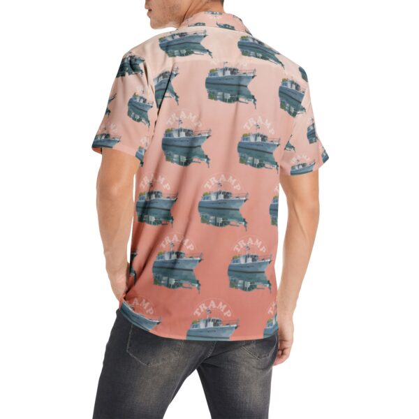 Personalised Boat Hawaiian Shirt - Cotton - Image 4